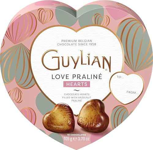 Guylian I Love You Heart - Caja de chocolate (105 g, 2 unidades)