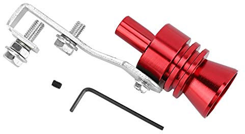 Turbo Sound Valvola Scarico Auto, Simulatore del Suono Dell'auto Fischio Turbo Sound Simulator Fischio Tubo di Scarico Simulatore Fischio Misura