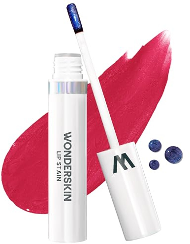 Wonderskin Wonder Blading Mascarilla de Tinte Labial, Tinte Labial Rosa Resistente al Agua, a Prueba de Transferencia, Tinte de Larga Duración (First Kiss Masque)