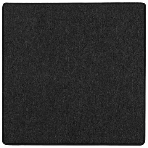 vidaXL Teppichläufer Anthrazit 100 x 100 cm 100% Polypropylen, Flurdeko, moderner Läufer-Teppich, rutschfest, strukturierte Polypropylen, eleganter Eingangsbereich-Teppich