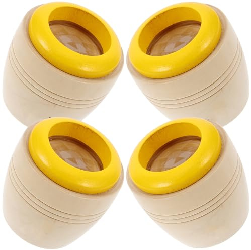 SUPVOX 4 Caleidoscopios de Madera para Niños, Juguetes Caleidoscopio Decorativos Seguros y Creativos para Premios y Fiestas Color Aleatorio