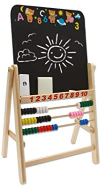 Teorema 40189 - Lavagna con Pallottoliere e Gessi, Legno