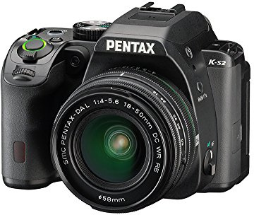 Pentax K-S2 Appareil Photo Reflex numérique 3 (7,62 cm) 20 Mpix Wi-FI HDMI USB Noir + Objectif DAL 18-50 mm WR/DAL 50-200 mm WR