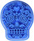 Cuticuter Halloween Totenkopf Mexican Pommes Kekse, Blau, 8 x 7 x 1.5 cm