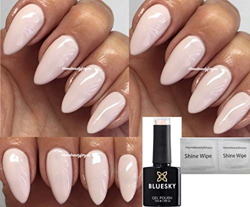 Bluesky Gel Polish PASTEL BLOSSOM BP17 PALE PINK Nail UV LED Soak Off 10ml