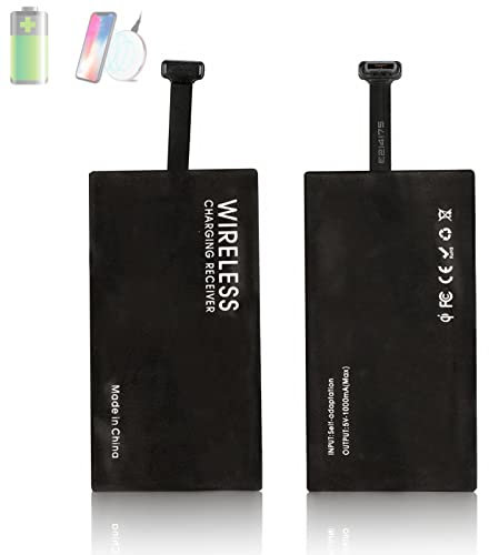 Kabelloser Ladereceiver Typ C, Kabelloses Schnellladereceivermodul USB C Qi für Smartphones mit Typ C Schnittstelle