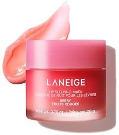 LANEIGE Lip Sleeping Mask, Berry: Nourishing Overnight Lip Treatment with Vitamin C, Shea & Murumuru Butter for Hydrating Dry, Flaky Lips