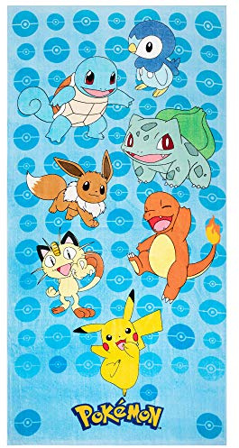 Franco Kinder-Strandtuch, superweich, Baumwolle, 147,3 x 71,1 cm, Pokemon