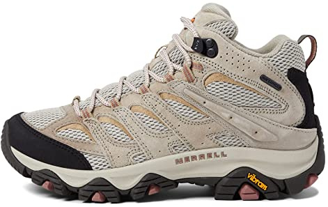 Merrell Women's Moab 3 Mid Waterproof Hiking Boot, ALUMINUM, 9 Medium