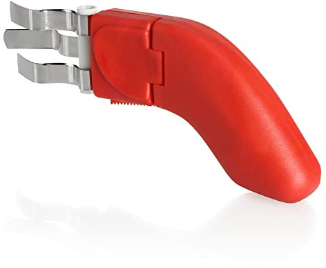 com-four® Rose dethorn - desespinado Profesional de Tallos para Rosas, claveles y Flores Cortadas - desespinado de plástico con Cuchillas de Metal Corrugado - removedor de Espinas