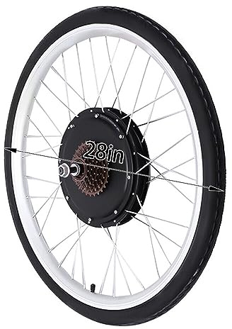 Elektromotor Umbausatz 28 Zoll Hinterrad Kit mit 36V 500W Motor, LCD Display und leistungsstarkem Controller - PAS, Gas geben, Bremsgriff inklusive