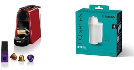 Nespresso De'Longhi Essenza Mini EN 85.R Kaffeekapselmaschine & Siemens BRITA Intenza Wasserfilter TZ70033A