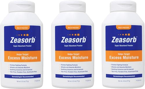 Zeasorb Prevention Super Absorbent Powder 2.5oz (Pack of 3)