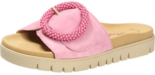 Gabor Damen Pantoletten, Frauen Slipper,Best Fitting,schluepfschuhe,Slides,Slip-ons,Backless Slipper,Mules,Gartenschuhe,Soft pink,39 EU / 6 UK