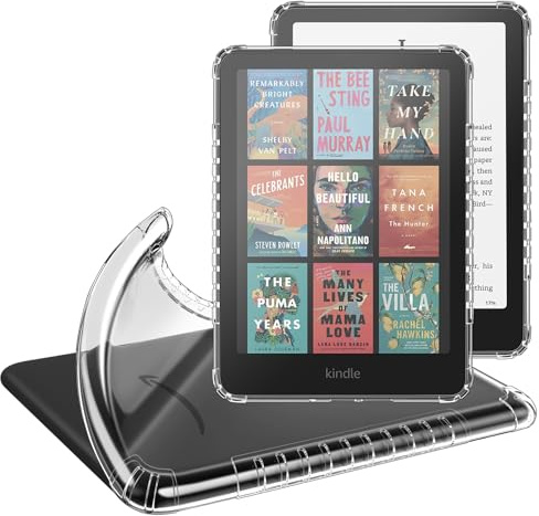 FINTIE Étui pour 7 Kindle Paperwhite (12e Génération)/Kindle Colorsoft | Coque Arrière Fine Légère Housse en TPU Souple Antichoc, Transparent