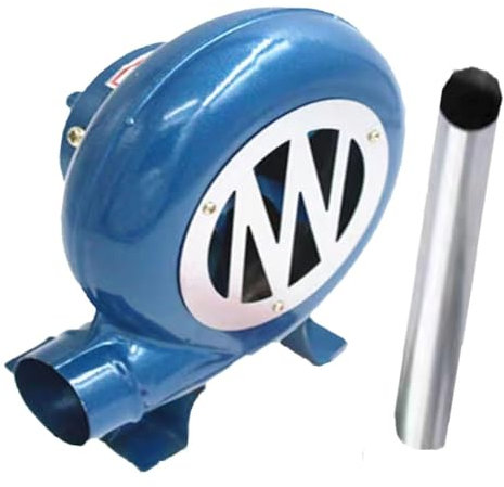 JOUFNING Briquets À Charbon Forge BBQ - Forgeron Manuel Forge Souffleur, avec Souffleur De Barbecue Manuel À Engrenages en Fonte, pour Camping/activités De Plein Air Accessoires Barbecue(350W)