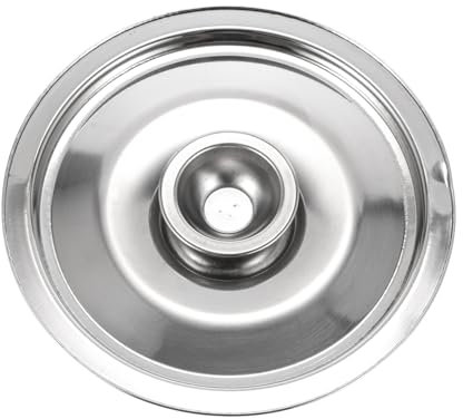 Garneck Stainless Steel Oil Cylinder Head 14Cm Small Saucepan Lid Seasoning Pot Cover Kitchen Gadget Easy Clean