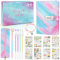 Tagebuch mit Schloss Mädchen, Geschenke für Mädchen 8 9 10 11 12 13 Jahre, Tagebuch mit Code Armband Notizbüch Stift Mäppchen Schule, Schulanfang Geburtstag Geschenk Mädchen 7-14 Diary Einschulung