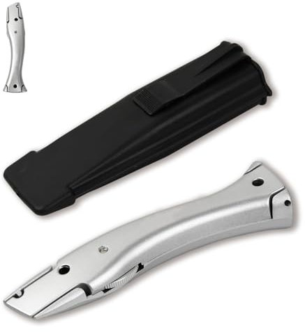 1 Pezzi Coltello per Tappeti Coltello Del Delfino, Cutter di Precisione Pofessionale Nessun Set Lama + Coltello