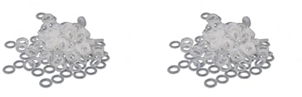 JDIEOQA 240 Stück transparente Universal-O-Ring-Schalter-Dämpfer, Tastenkappen aus Gummi für Schlüsselkappen, O-Ring, Ersatzteil für mechanische Tastaturdämpfer