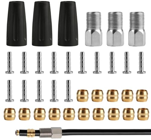 21 Pièces Tuyau Olive, BH90 Frein à Disque Olive Inserts, BH90 Insert de Connecteur Olives pour Durite de Frein à Disque Hydraulique, pour Shimano BH90 Pièce de Rechange de Vélo