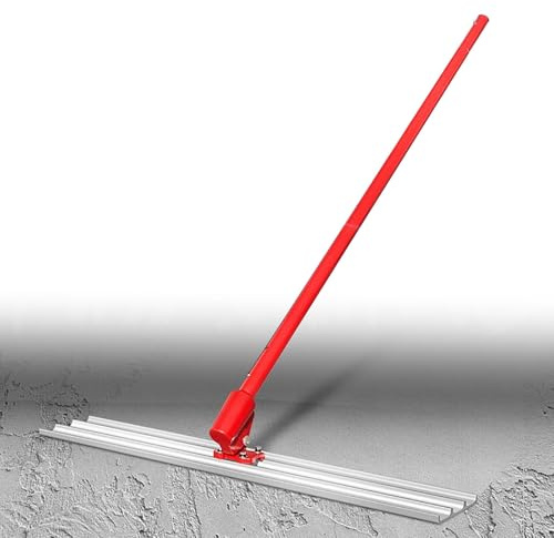 KLYDBMYT Herramientas para hormigón Bull Float, Kit de Llana Bull Float, Llana Ligera para Acabado de hormigón, para nivelación de Suelos (100 x 20 cm)