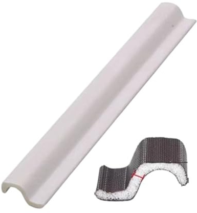 Striscia Sigillante In Schiuma Acustica For Finestre A Battente, Guarnizione In Fonoassorbente, For Porte, Nastro Di Riempimento For Fessure(S white,10M)