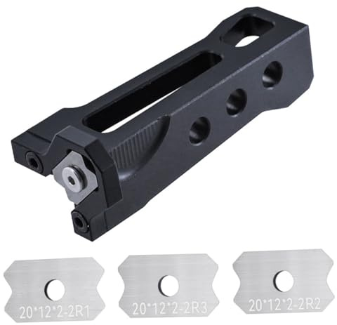 BUGUUYO Pialla Mano per Legno in Lega di Alluminio con Lame in Acciaio al Tungsteno Utensile per Rifilatura Bordi e Sbavatura Lavorazione Falegnameria Professionale