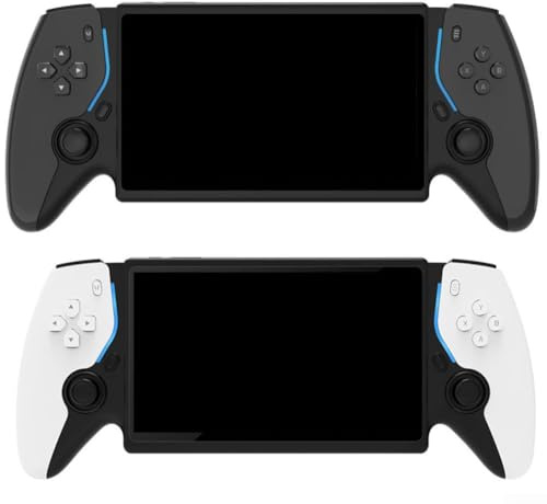 HC8000 - Console di gioco portatile retrò, schermo IPS da 7 pollici, 15.000 giochi precaricati, batteria da 5 ore, per un'uscita TV classica per videogiochi (A)