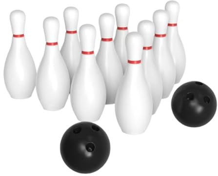 kesurpae Roligt bowlingspel för barn med 2 bowlingklot Roligt aktivitetsset för utomhusspel inomhus Utbildningspresent för alla barn Barnset inomhus utomhusleksaker