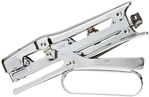 Ace 07020 Clipper Stapler Lightweight 210 Staple Capacity Chrome