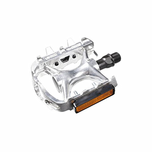 1 par pedal BTT aluminium med reflex cykel