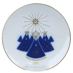 Kpm-Berlin Weihnachtsteller 1970