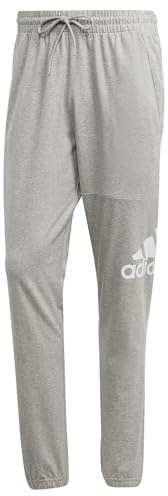 Adidas - Essentials - Distintivo Singolo in Jersey Affusolato, Pantaloni da Ginnastica Uomo