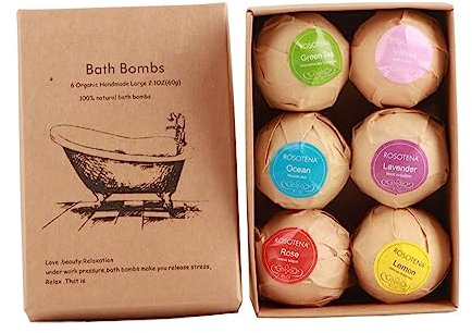 Bombas De Baño Para Hombres Paquetes Para Bombas De Ba O 6 Unids Set Bomba De Baño Aromaterapia Relajación Hidratante Aceite Esencial Spa Bomba De Baño