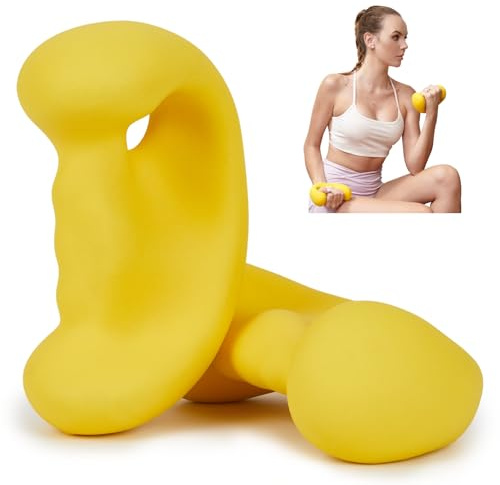 HXD-ERGO Ergonomic Dumbbells Weights Set-Hand Weights for Women at Home, Ear Dumbbells Weights for Pilates, Yoga, Jogging,Strength Training