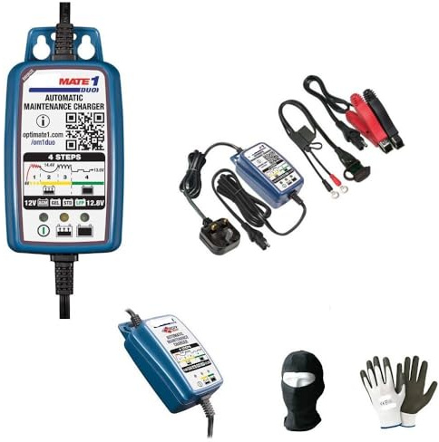 farbrothersonline Compatible avec Ducati Monster 696 Chargeur Automatique DE Batterie ET ??Entretien pour Moto Auto Camper Quad Jet Ski Optimate 1 Duo 4 ÉTAPES Plomb Lithium,AGM,Gel,MF,Wet