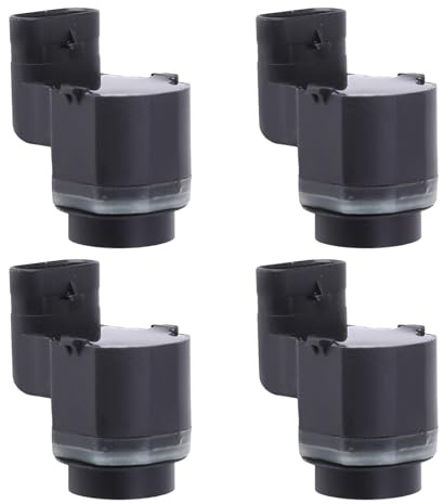 4x Capteur de Distance Radar De Recul Capteur de Stationnement de Secours Inversé Capteur d'Aide de PDC de Pare-chocs Compatible avec X3 E83 X5 E70 X6 E71 Remplace 66209127798, 66209127801