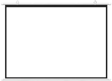 HD Rolloleinwand Präsentationswand Projektionsfläche，Manueller Leinwand Beamer Rollo, Projector Screen, Heimkino, Leinwand Beamer 4:3 , 16:9Manuelle Rolloleinwand For Heimkino & Präsentation(4:3,30)