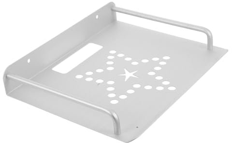 TOGEVAL Étagère Murale Aluminium pour Projecteur Et Routeur Support De Rangement pour Systèmes De Divertissement à Domicile Installation Facile Et Design Compact