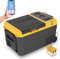 Kompressor Kühlbox, 27 Liter Elektrische Kühlbox mit Zwei Zonen, Auto-Kühlschrank -4℉~68℉ 12/24V DC & 100-240V AC App Steuerung, Mini Kühlbox für Dewalt 18-20V Akku Auto LKW Boot Camping Reisen