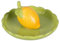 Villa d'Este Home Tivoli 2021 Plato decorativo redondo de 11,2 cm, cerámica, diseño de limón, Fruit Life