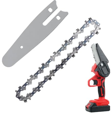 Barra Per Motosega - Catena Per Motosega E Set Di Guida A Catena | Barra Per A Catena E Catene Di Ricambio Combo Per Catena Di Guida Robusta, Per Motosega