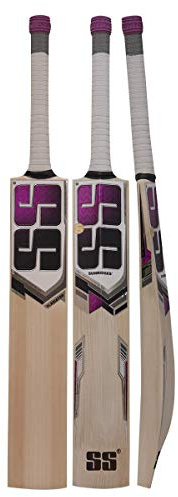 SS Gladiator Kashmir Willow Leather Ball Cricket Bat, Exclusive Cricket Bat for Adult Full Size with Full Protection Cover