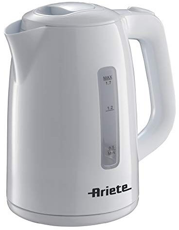 Ariete 2875 Bollitore Cordless, Bollitore Elettrico, Capacità 1,7 L, Bianco