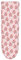 Vinsani Modern Extra Large Universal Fit Ironing Board Cover Multi Fit New Foam Back Padding 100% Cotton Easy Fit, 140 x 52 cm, Made in EU - Maroon Leaf (Iron Board not Included)