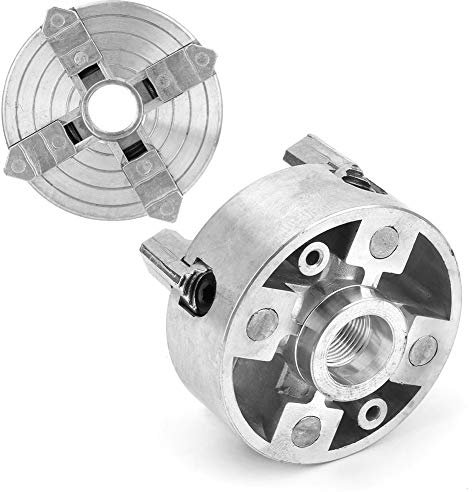 Vier 4-Backenfutter, Z011A 4-Backen-Designklemme aus Zinklegierung für Mini-Metalldrehmaschine, 1,8~56 mm / 12~65 mm
