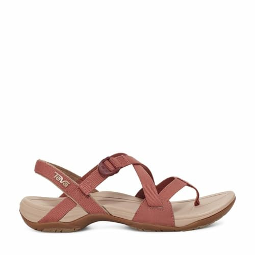 Teva kvinnors öppen tå sandaler platta, Aragon, 39 EU