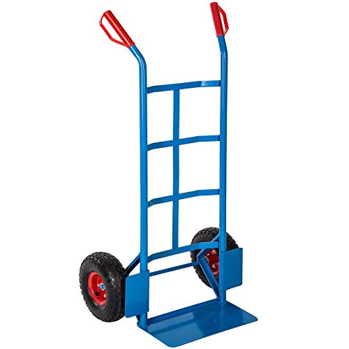 tectake 402384 Sacker with Rubber Tires - Blue