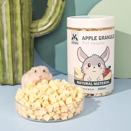 JONSANTYGFRY Nourriture pour Hamsters Friandises pour Animaux Granulés de Pomme pour Petits rongeurs